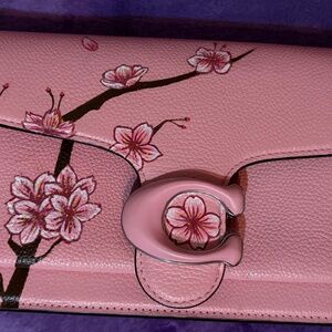 Coach Tabby 26 Flower Pink Custom Cherry Blossoms